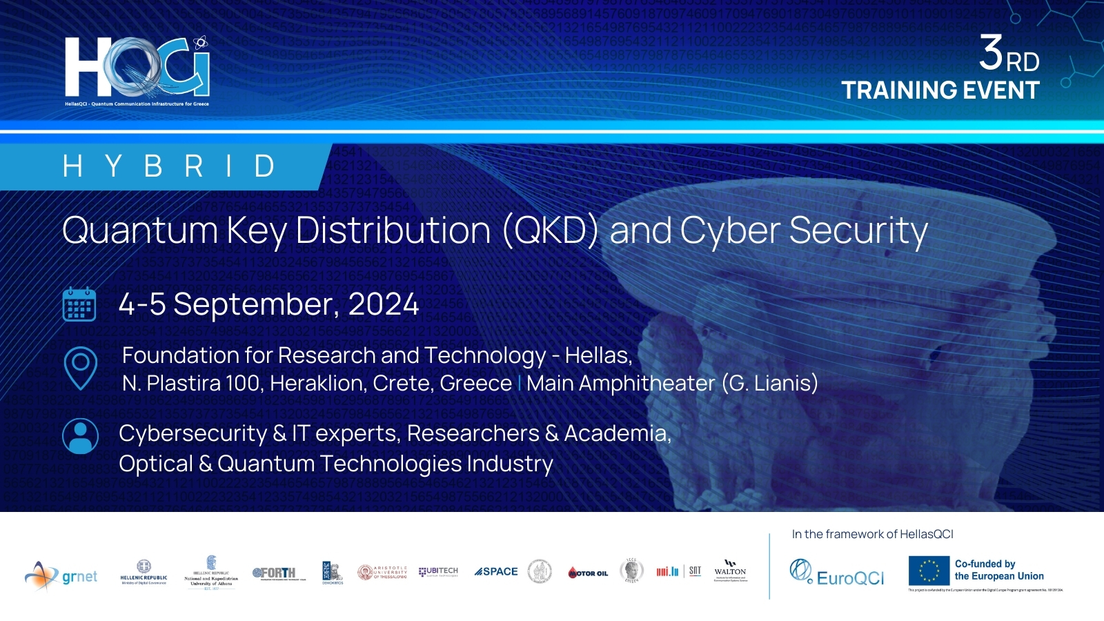 HellasQCI Third Training Event, Heraklion, Greece, September 4-5