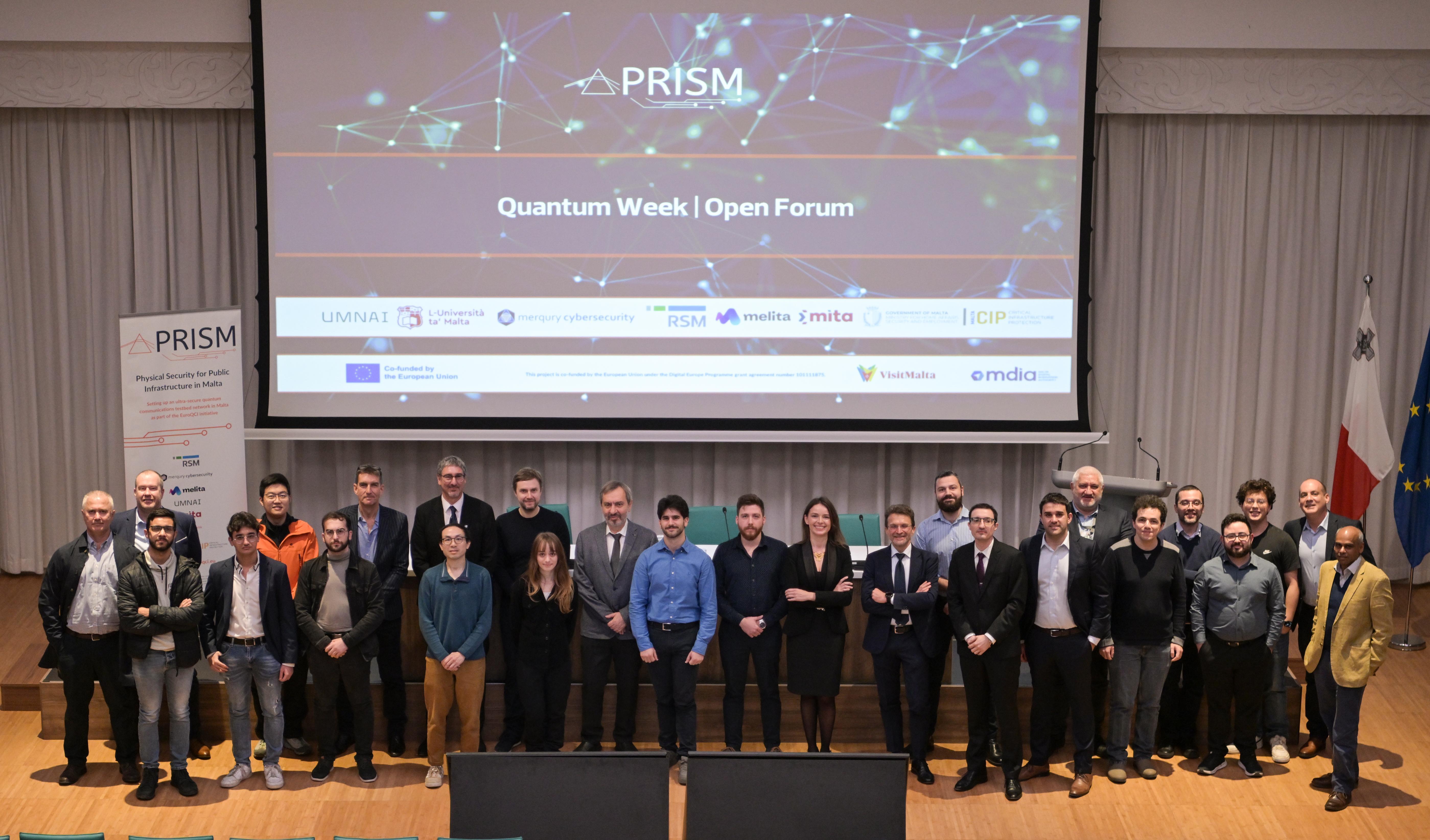 PRISM Quantum Week, Valetta, Malta, December 2-5