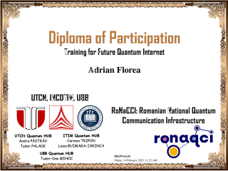 RoNaQCI 4th Training, February 10-11, 2025, Cluj-Napoca